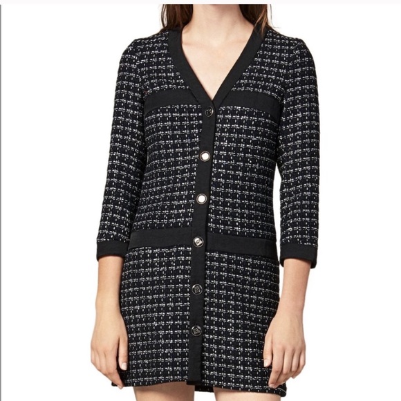 SANDRO Paris - Gelina Tweed Dress - Picture 4 of 11